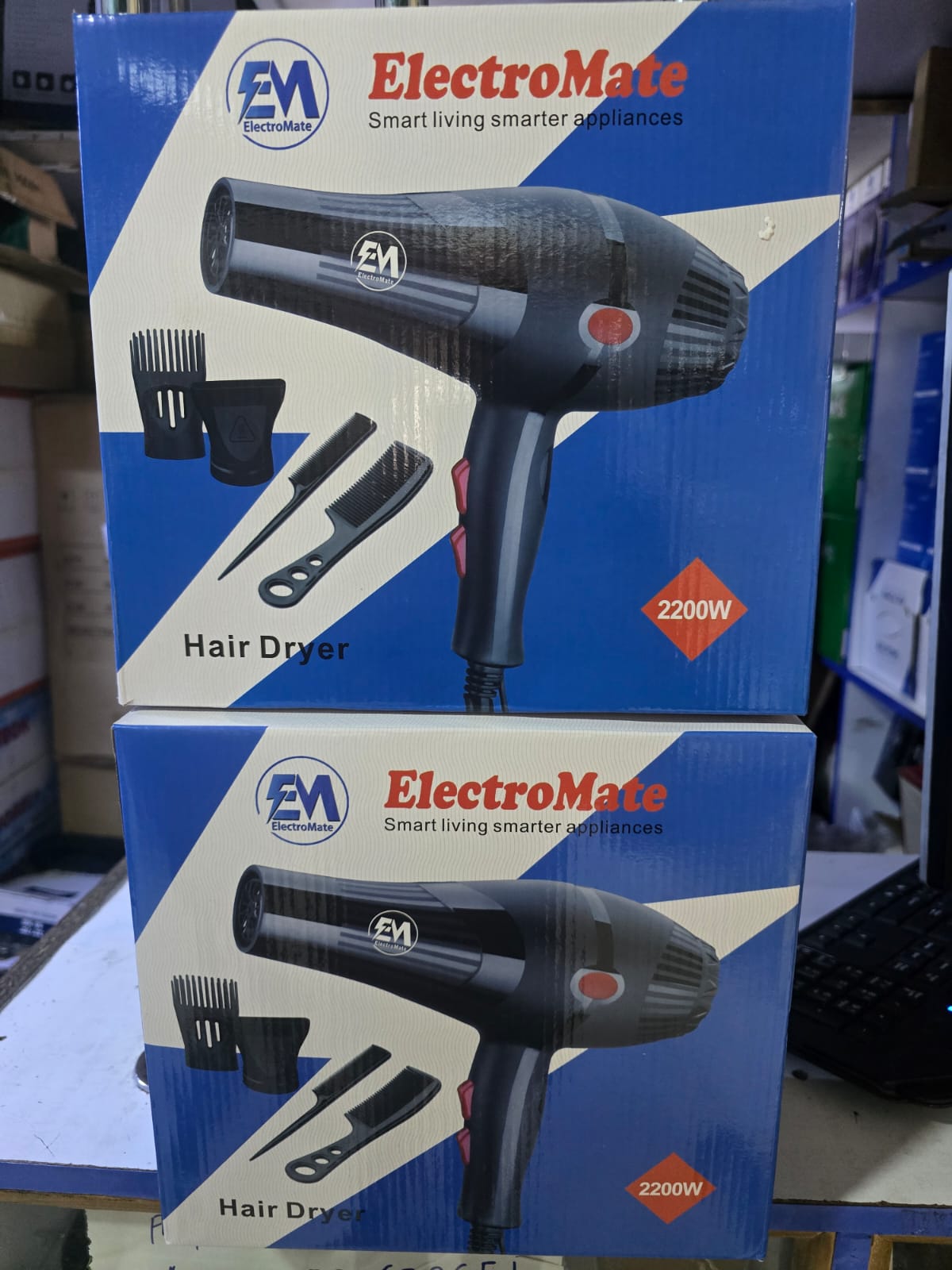 Electromate hair dryer brodry